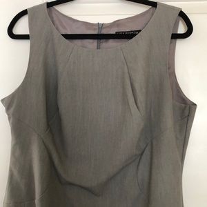 Dove gray fitted dress